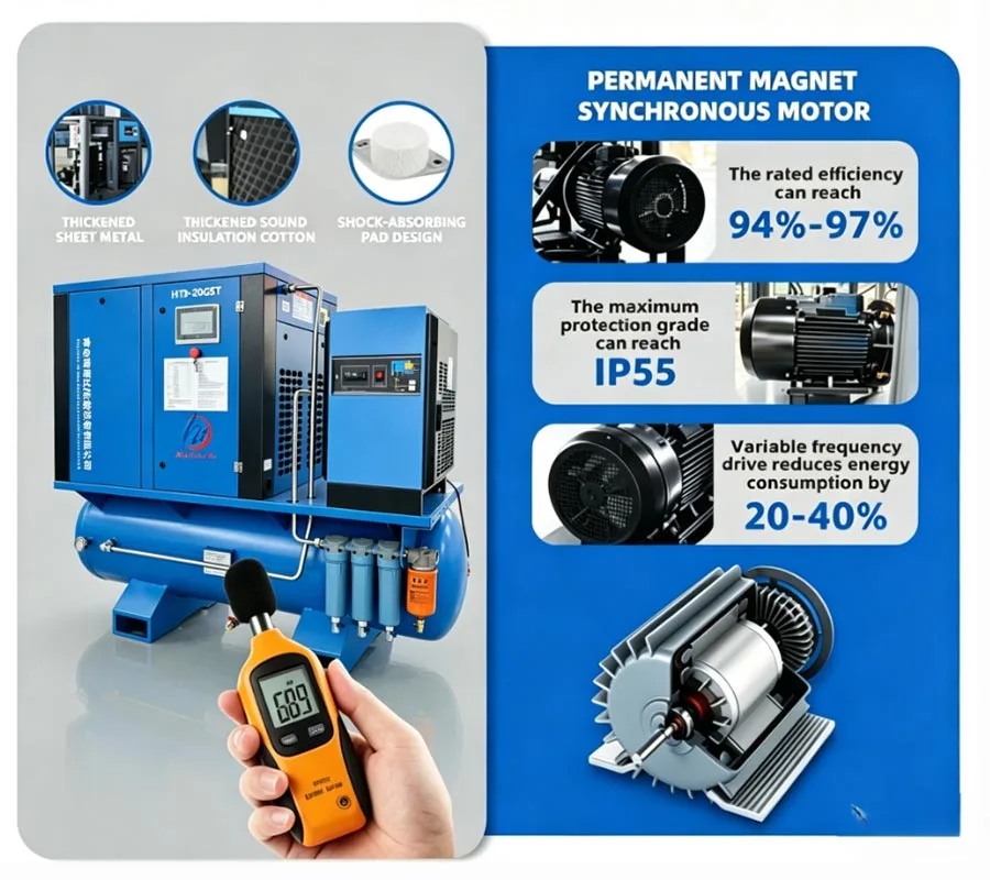 4-in-1 22KW 16 Bar Air Compressor